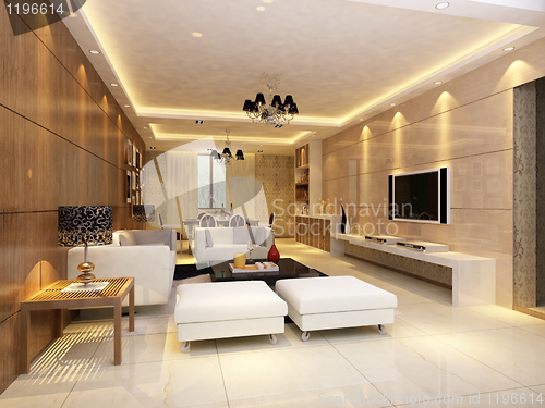 Image of rendering living room