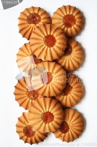 Image of Sweet cookies as background