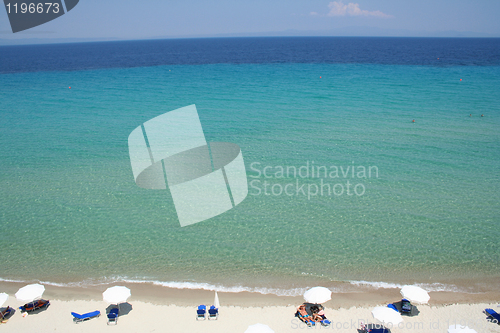 Image of Greece. Halkidiki. Beach 