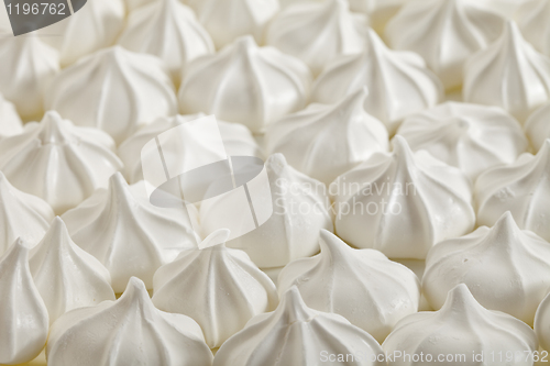 Image of meringue cookies background