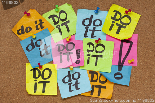 Image of do it - procrastination concept