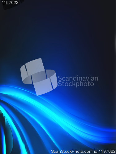 Image of Abstract blue design with copyspace. EPS 8