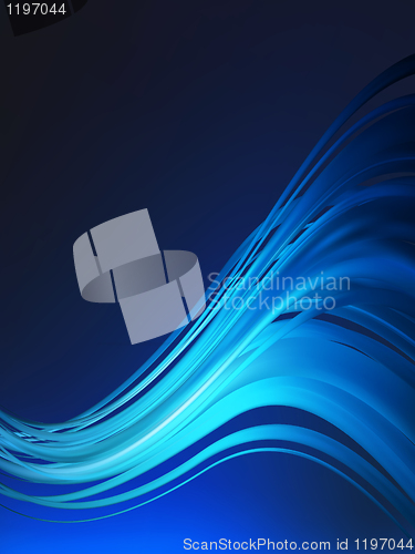 Image of Abstract blue design with copyspace. EPS 8