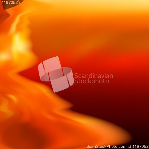 Image of Fire abstract background template. EPS8