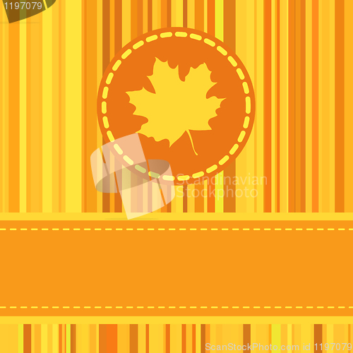 Image of Retro autumn warm background. EPS 8