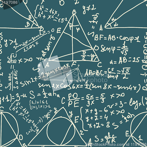 Image of Math and trigonometrical Formulas. EPS 8