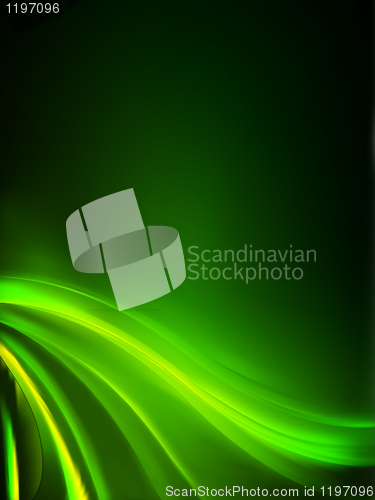 Image of Abstract green lights background. EPS 8