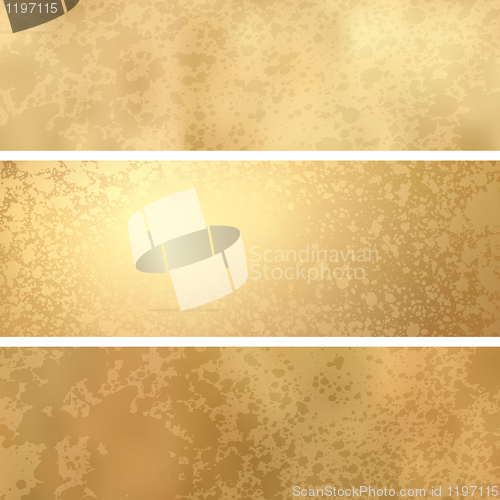 Image of Gold grunge background with space for text. EPS 8