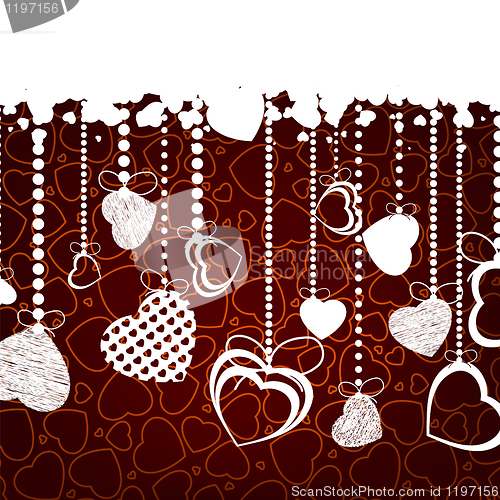 Image of Valentine background with copy space. EPS 8