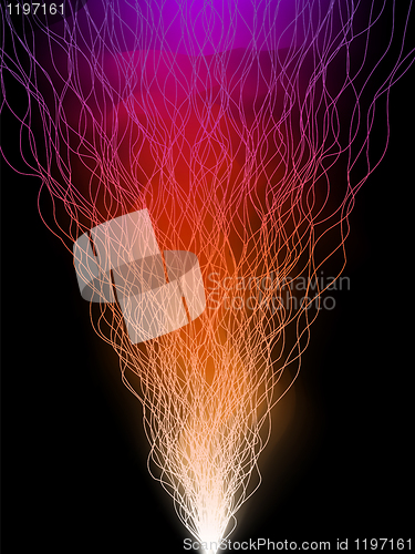 Image of Glowing abstract background. EPS 8