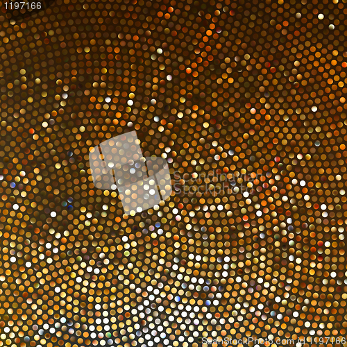 Image of Abstract rounded gold mosaic background. EPS8