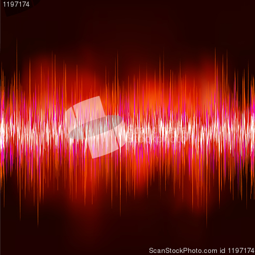 Image of Wave sound background. EPS 8