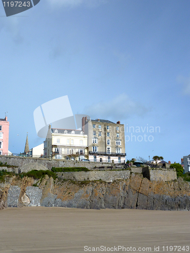 Image of Tenby Buildings On The Cliffs