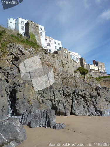 Image of Tenby Buildings On The Cliffs