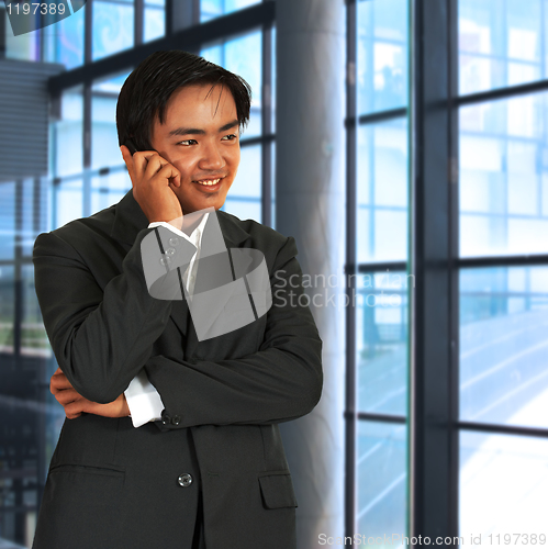 Image of Businessman Chatting On The Phone