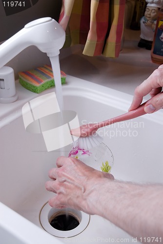 Image of Washing Dishes Housework