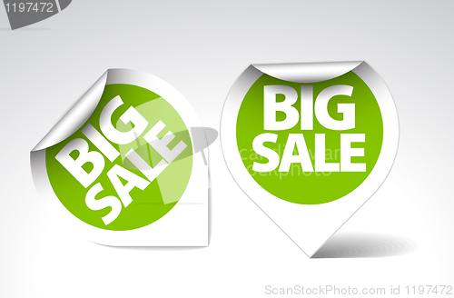 Image of Round stickers for big sale