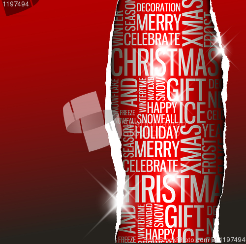 Image of Abstract Christmas card