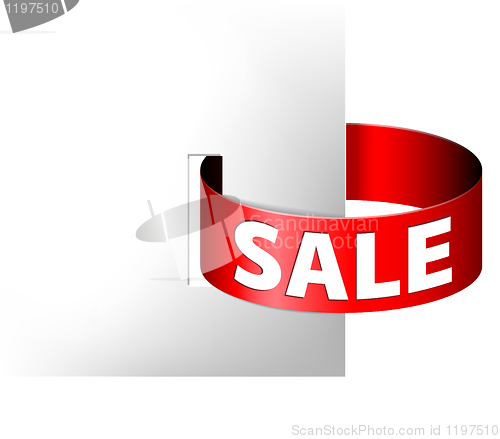 Image of Sale red paper ring