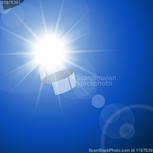 Image of The hot summer sun