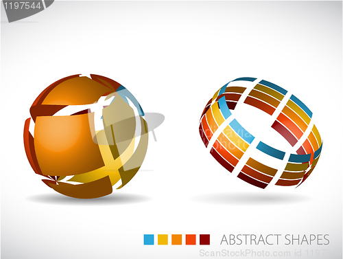 Image of abstract spheres