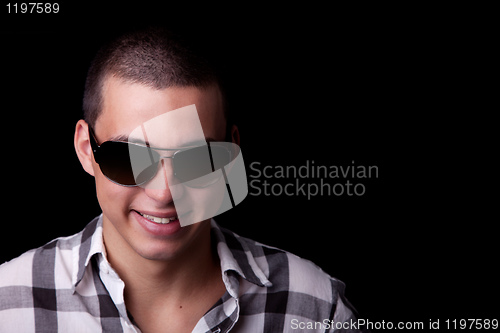 Image of Young Man with Sunglasses