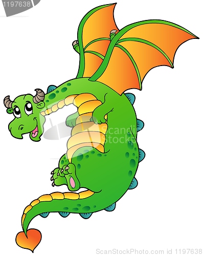 Image of Flying fairy tale dragon