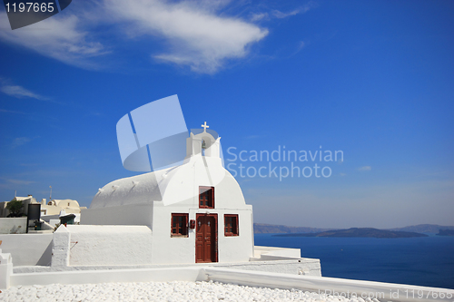 Image of Santorini island Greece