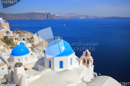 Image of Santorini island Greece