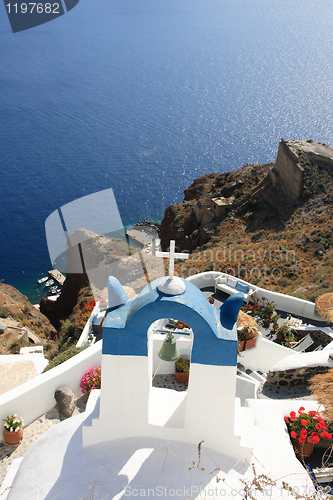 Image of Santorini island Greece