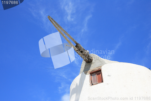 Image of Windmill on Santorini island