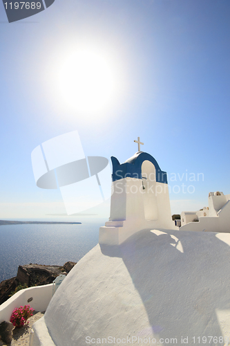 Image of Santorini island Greece