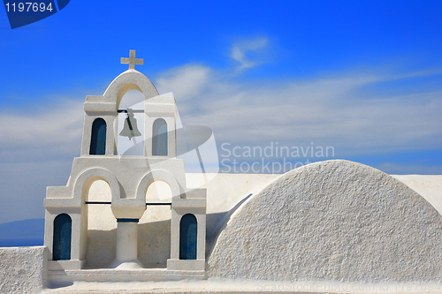 Image of Santorini island Greece