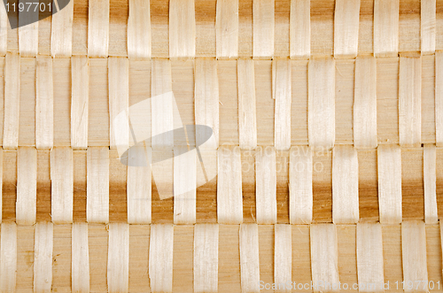 Image of Background of rustic interlaced straw