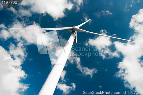 Image of Wind turbine low angle 