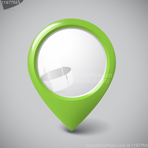 Image of Round 3D pointer with place for your content