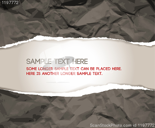 Image of Vector ripped paper