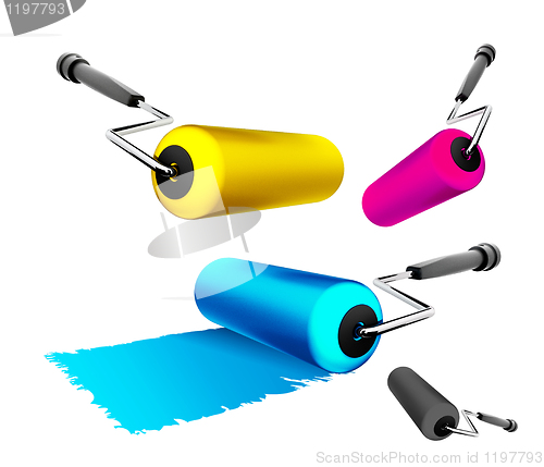 Image of Roller brush 3D