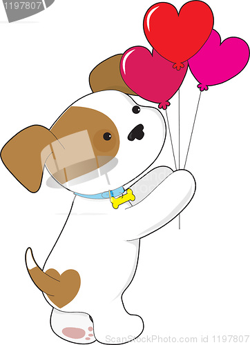 Image of Cute Puppy Balloons