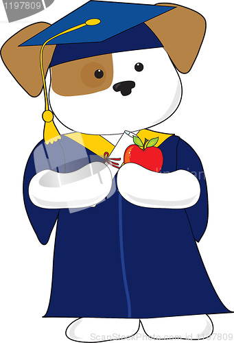 Image of Cute Puppy Graduation