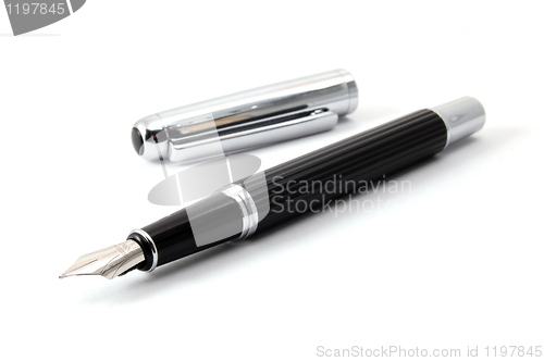 Image of fountain pen isolated on white background