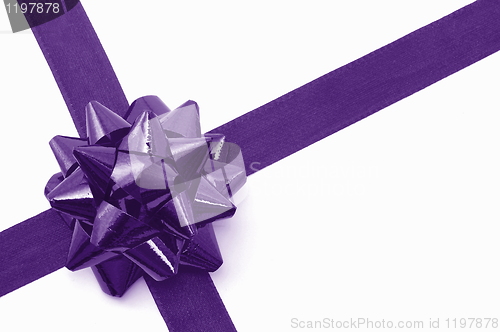 Image of Christmas Gift with ribbon