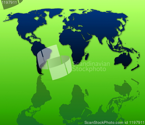 Image of world map