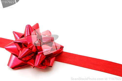 Image of Christmas Gift with ribbon