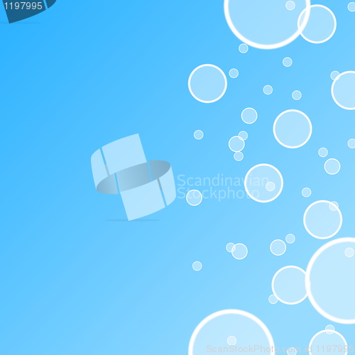 Image of abstract water bubble illustration