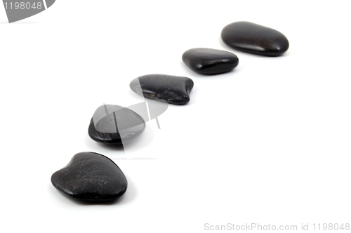 Image of stones isolated on white background