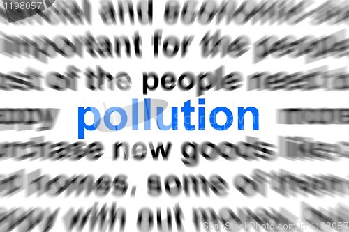 Image of environmental pollution