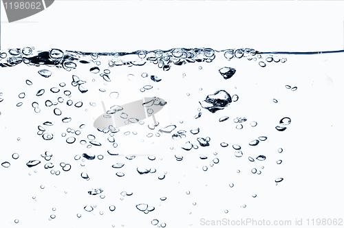 Image of fresh water with bubbles