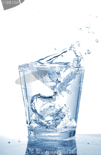 Image of ice water