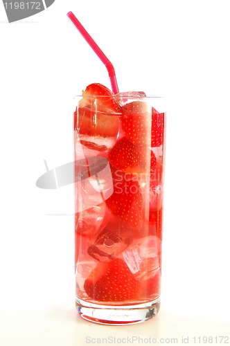 Image of strawberry fruit juice